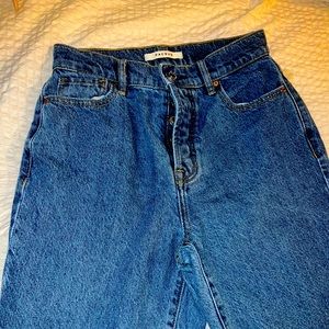 pacsun mom jeans (blue)